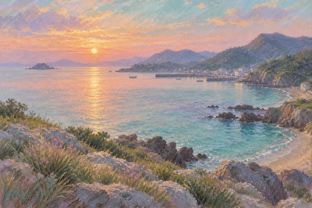 粉色海灣